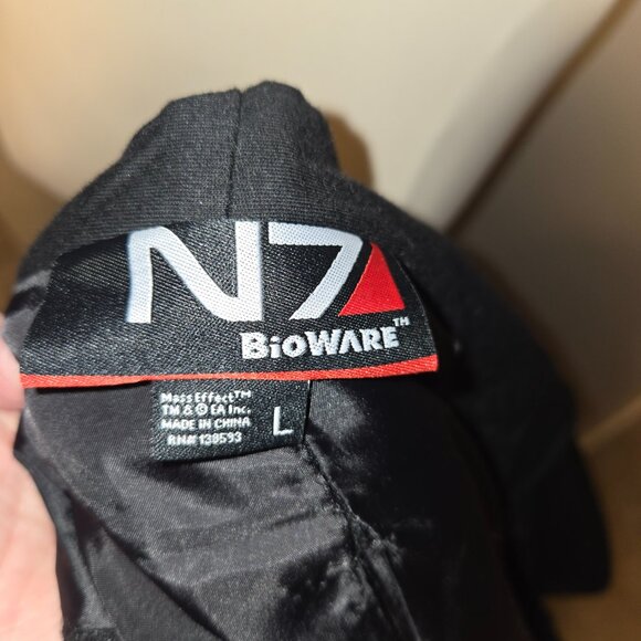 Bioware N7 Mass Effect Asymmetrical Hooded Wool Active Jacket - Women's XL - Picture 7 of 12